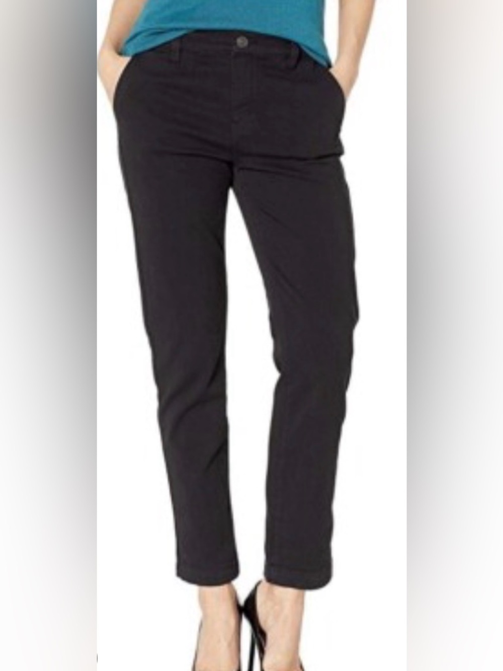 CURRENT/ELLIOTT Women's Jeans The Confidant SZ 25 Clean Black Office